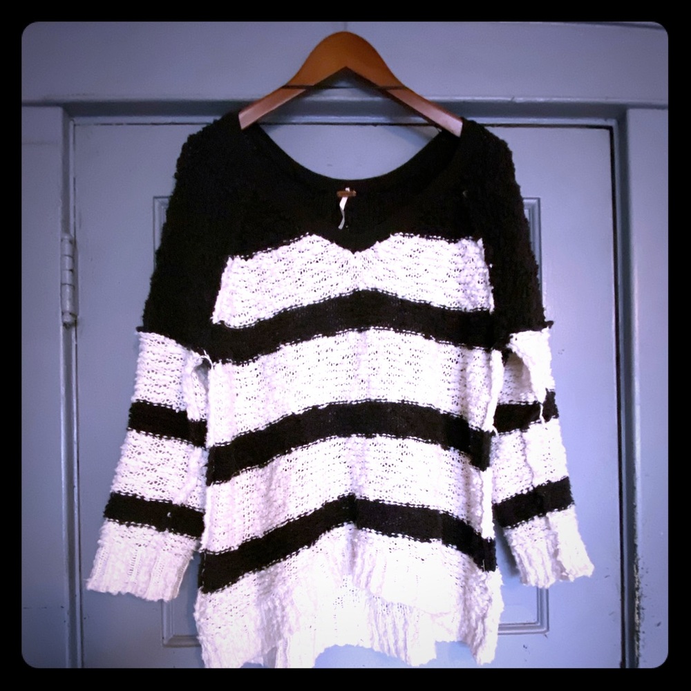 Free People medium cotton knit sweater